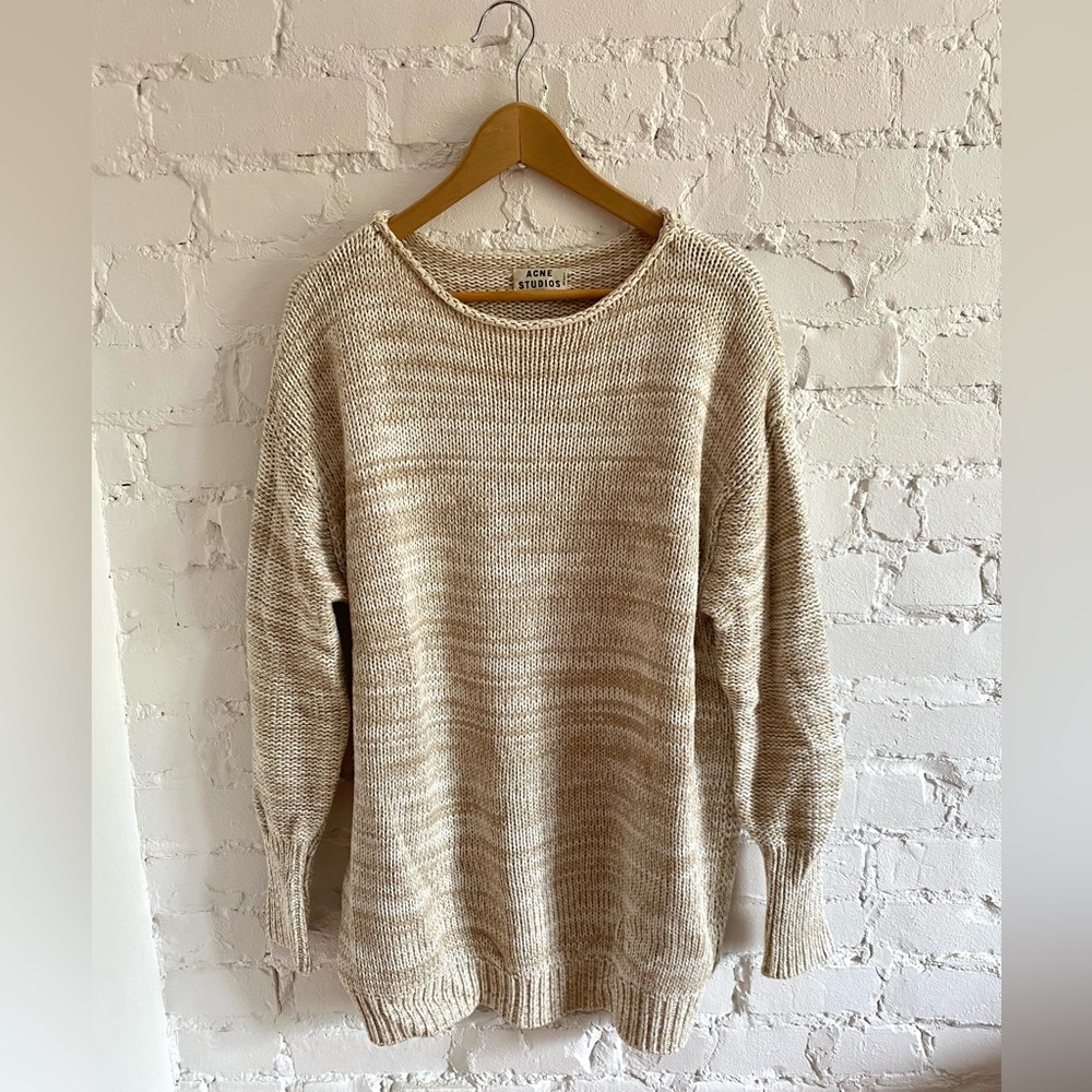 ACNE STUDIOS knitted boat neck sweater